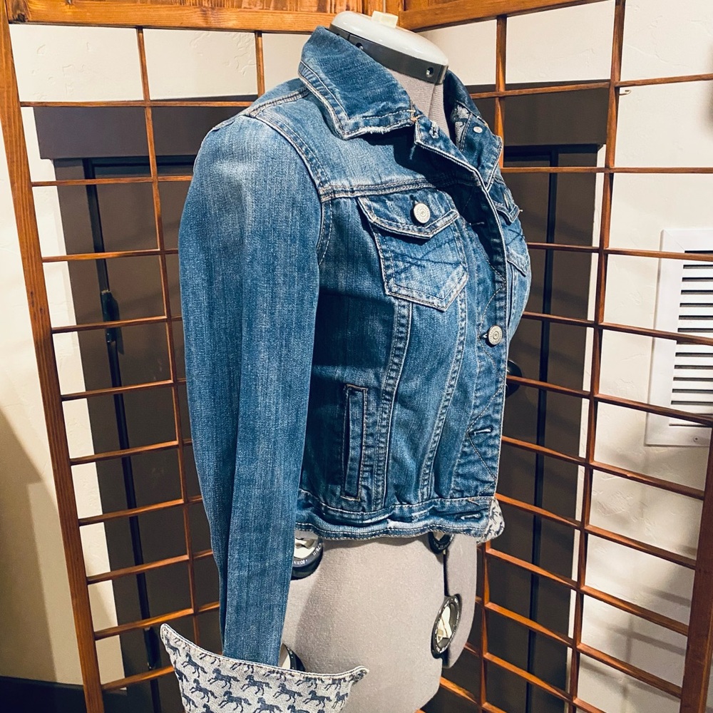 Aeropostale Trendy Blue Jean Jacket - Picture 3 of 9